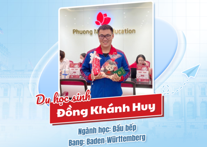 ĐỒNG KHÁNH HUY - Du học sinh - Du học Nghề Đức ngành Đầu bếp