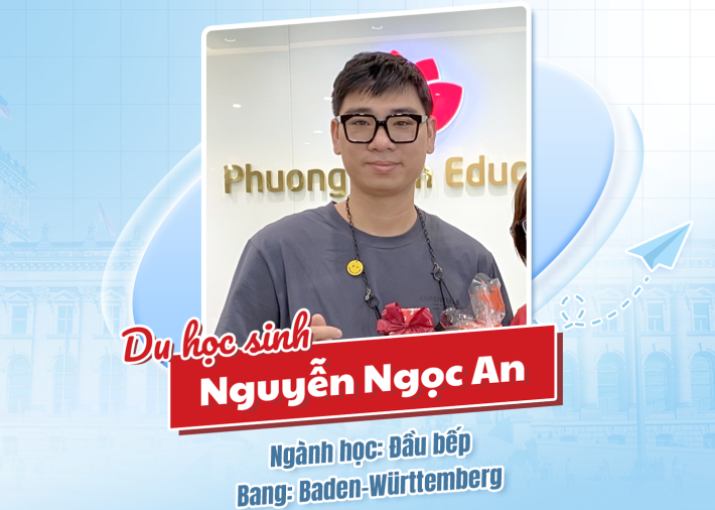 NGUYỄN NGỌC AN - Du học sinh Du học Nghề Đức ngành Đầu bếp