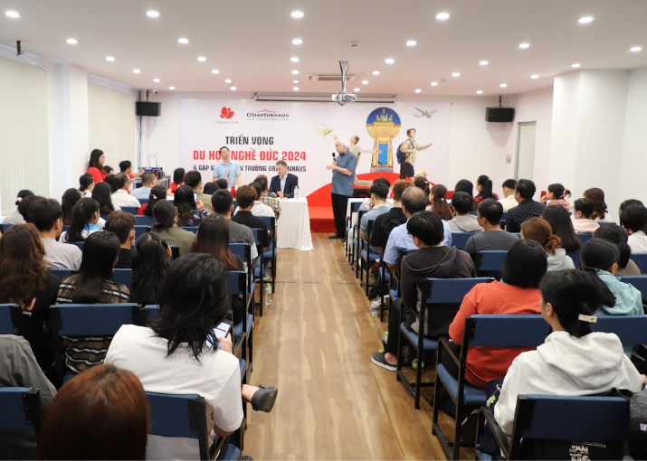 BUỔI ĐÓN TIẾP ĐẠI DIỆN TRƯỜNG OBERLINHAUS VÀ WORKSHOP “TRIỂN VỌNG DU HỌC NGHỀ ĐỨC 2024” DIỄN RA THÀNH CÔNG
